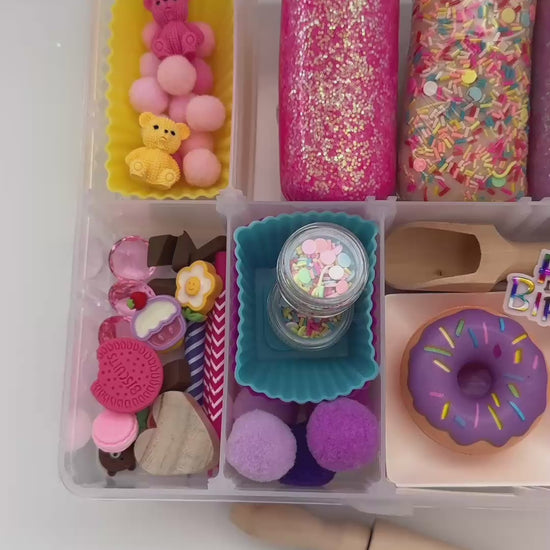 A video of our sweet treats bakery playdough kit
